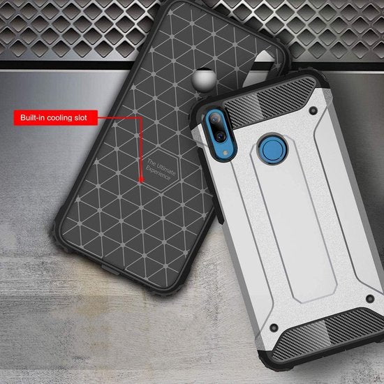 Samsung Galaxy A41 Hoesjes – Heavy Duty Armor Backcover – Schokbestendig – Roségoud-Ilumina Benelux