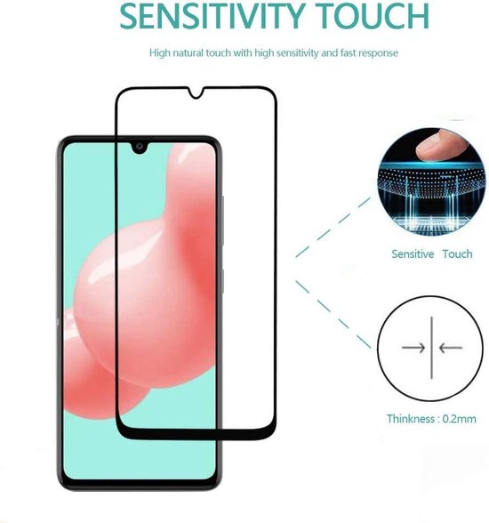 Samsung Galaxy A41 Screenprotector Full Cover Screenprotector Gehard 9H – 3-Pack-Ilumina Benelux