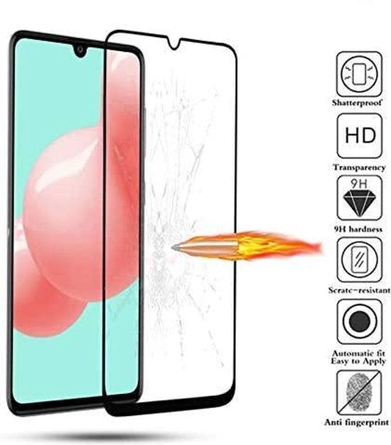 Samsung Galaxy A41 Screenprotector Full Cover Screenprotector Gehard 9H – 3-Pack-Ilumina Benelux