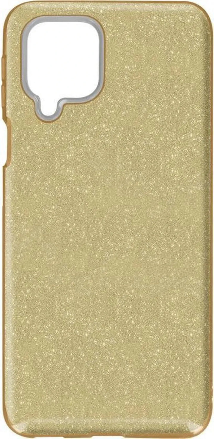 Samsung Galaxy A42 5G Hoesjes – Siliconen TPU Backcover – Glitter BlingBling – Schokbestendig – Goud-Ilumina Benelux
