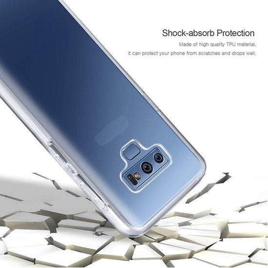 Samsung Galaxy A5 2017 Hoesjes – Dubbelzijdig 360° Full Cover – Transparant – Schokbestendig – Helder Transparant-Ilumina Benelux