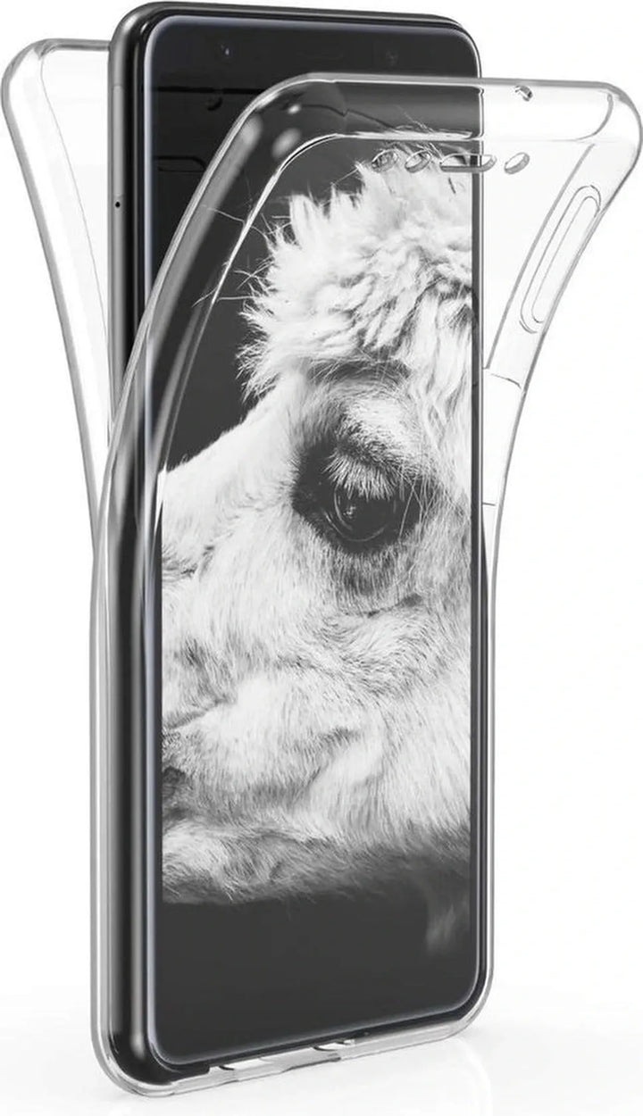 Samsung Galaxy A5 2017 Hoesjes – Dubbelzijdig 360° Full Cover – Transparant – Schokbestendig – Helder Transparant-Ilumina Benelux