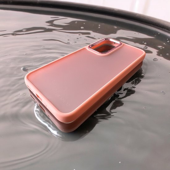 Samsung Galaxy A53 5G Hoesjes – Military Backcover – Soft TPU Bumper – Stevige Case – Roze-Ilumina Benelux