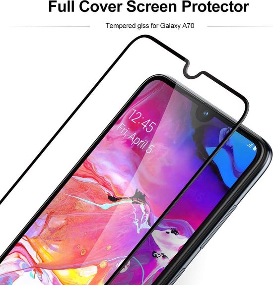 Samsung Galaxy A70/A70s Screenprotector Gehard 9H Screenprotector Full Cover – 2-Pack-Ilumina Benelux