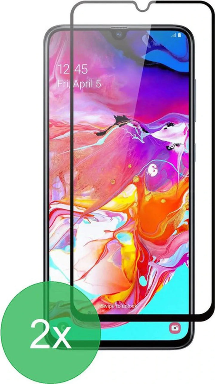 Samsung Galaxy A70/A70s Screenprotector Gehard 9H Screenprotector Full Cover – 2-Pack-Ilumina Benelux