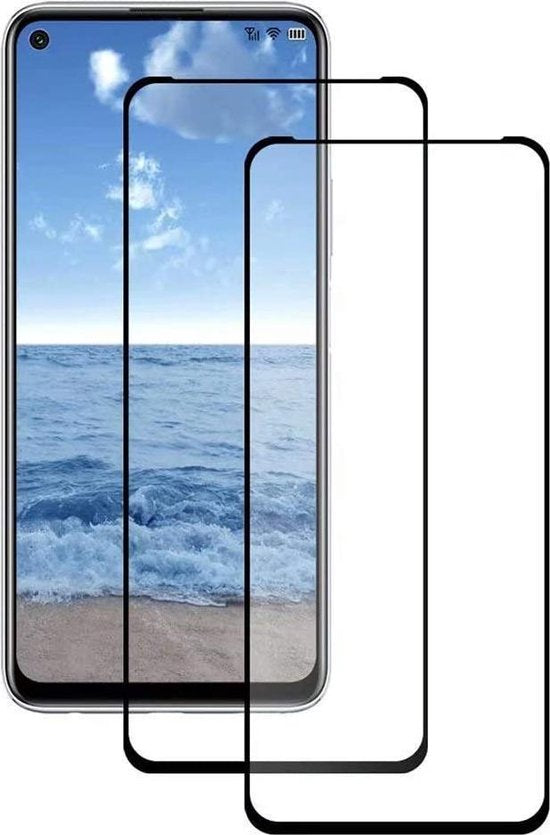 Samsung Galaxy A72 5G Screenprotector Full Cover Screenprotector Gehard 9H – 2-Pack-Ilumina Benelux