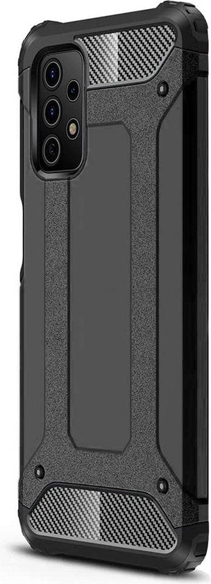 Samsung Galaxy A73 5G Hoesjes – Heavy Duty Armor Backcover – Schokbestendig – Zwart-Ilumina Benelux