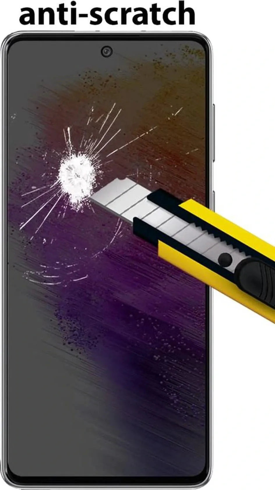 Samsung Galaxy A73 5G Screenprotector Gehard 9H – Anti-kras – 3-Pack-Ilumina Benelux