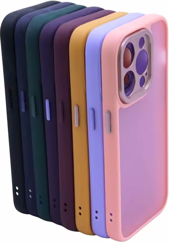 Samsung Galaxy S20 FE Hoesjes – Military Backcover – Soft TPU Bumper – Schokbestendig – Paars-Ilumina Benelux