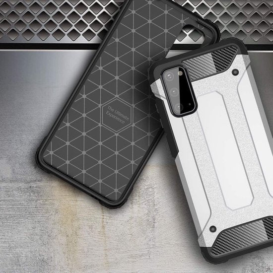 Samsung Galaxy S20 Plus Hoesjes – Heavy Duty Armor Backcover – Schokbestendig – Roségoud-Ilumina Benelux