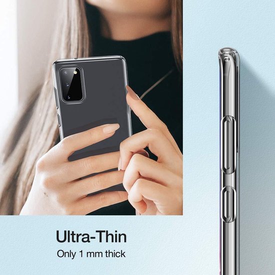 Samsung Galaxy S20 Plus Hoesjes – Siliconen Backcover – Soft Touch – Transparant-Ilumina Benelux