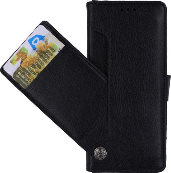 Samsung Galaxy S21 Plus Hoesjes – Portemonnee Book Case – 5 Kaartsleuven – Magneetsluiting – Zwart-Ilumina Benelux