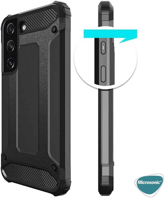 Samsung Galaxy S22 Plus Hoesjes – Heavy Duty Armor Backcover – Schokbestendig – Roségoud-Ilumina Benelux