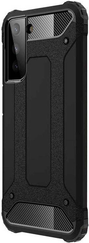 Samsung Galaxy S22 Plus Hoesjes – Hybride Backcover – Dual Layer Armor – Schokbestendig Heavy Duty – Zwart-Ilumina Benelux