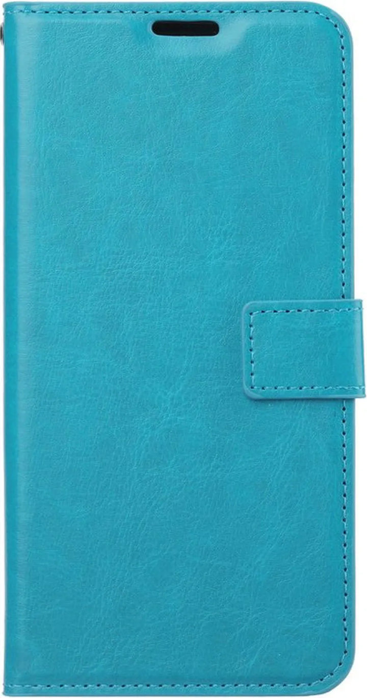 Samsung Galaxy S22 Ultra Hoesjes – Portemonnee Hoes – Magneetsluiting – 2x Gehard Glas Screenprotector – Turquoise-Ilumina Benelux