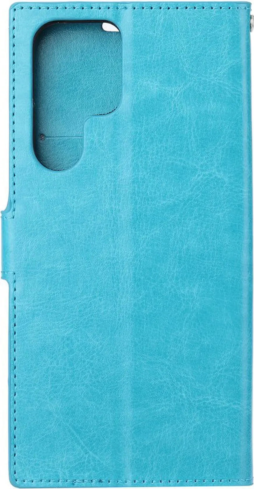 Samsung Galaxy S22 Ultra Hoesjes – Portemonnee Hoes – Magneetsluiting – 2x Gehard Glas Screenprotector – Turquoise-Ilumina Benelux