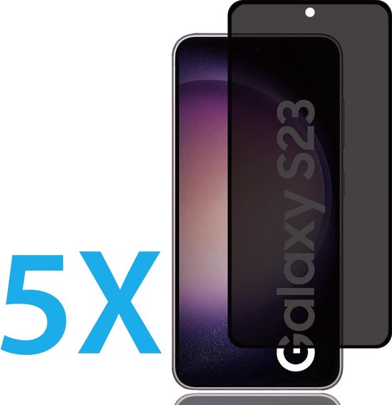 Samsung Galaxy S23 FE Screenprotector Full Cover – 9H Gehard Glas – 5-Pack-Ilumina Benelux