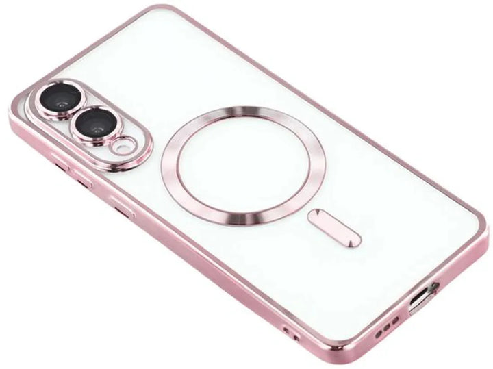 Samsung Galaxy S25 Edge Hoesjes – Backcover – Camera Lens Bescherming – MagSafe – Roségoud-Ilumina Benelux