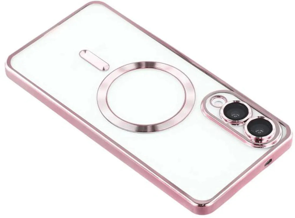 Samsung Galaxy S25 Edge Hoesjes – Backcover – Camera Lens Bescherming – MagSafe – Roségoud-Ilumina Benelux