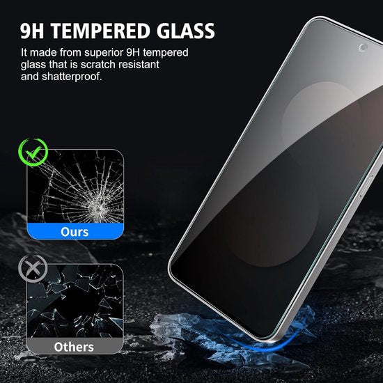 Samsung Galaxy S25 Edge Screenprotector Gehard 9H – Anti-kras – 2-Pack-Ilumina Benelux