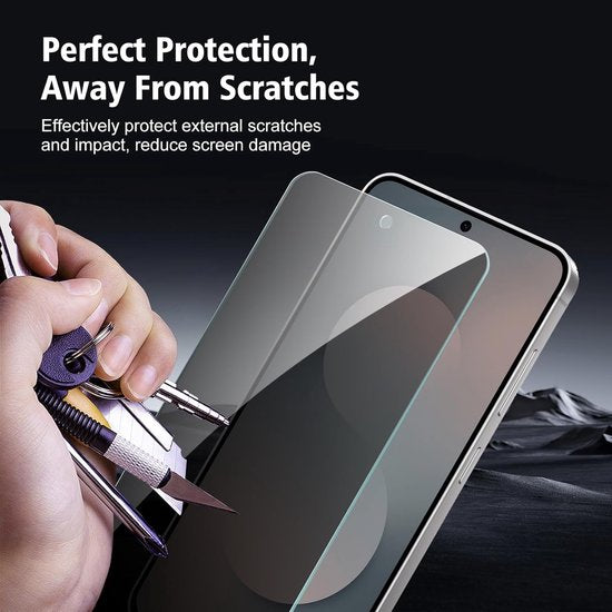 Samsung Galaxy S25 FE – Privacy Screenprotector Screenprotector Gehard 9H – 3-Pack-Ilumina Benelux