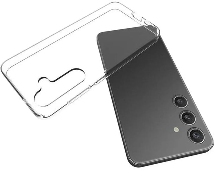Samsung Galaxy S25 Hoesjes – Siliconen Backcover – Transparant – Inclusief Screenprotector – Soft Case-Ilumina Benelux