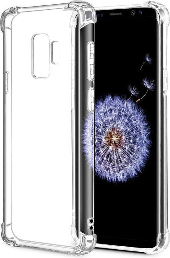 Samsung Galaxy S9 Hoesjes – Siliconen Backcover – Schokbestendig Bumper – Transparant – Inclusief 3x Screenprotector-Ilumina Benelux