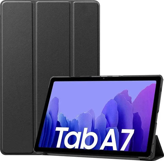 Samsung Galaxy Tab A7 10.4 Tablethoes – Tri-Fold Cover – Ultraslank – Standfunctie – Zwart-Ilumina Benelux