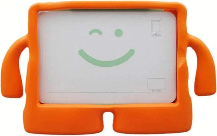 Samsung Galaxy Tab A7 Lite T220 Hoesjes – Kinderhoes met Handvatten – Oranje-Tablethoesjes-Ilumina Benelux