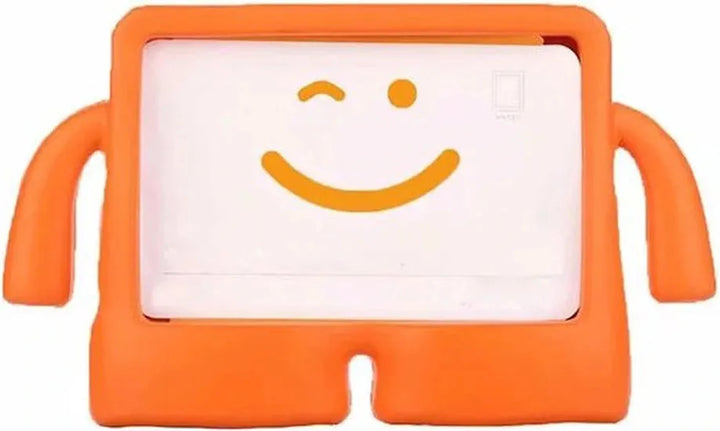 Samsung Galaxy Tab A7 Lite T220 Hoesjes – Kinderhoes met Handvatten – Oranje-Tablethoesjes-Ilumina Benelux