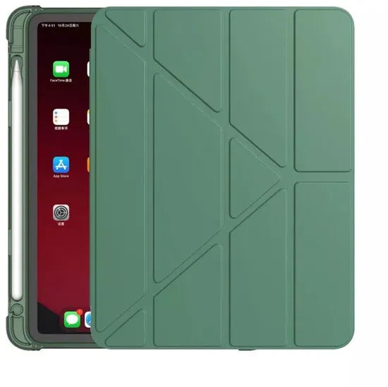 Samsung Galaxy Tab A8 10.5 Tablethoes – Smart Cover – Penhouder – Auto Sleep/Wake – Groen-Ilumina Benelux