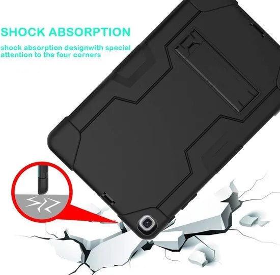 Samsung Galaxy Tab S6 Lite Hoesjes – Heavy Duty Tablethoes met Standfunctie Hoesjes – Schokbestendig – 2020/2022/2024 – Blauw-Tablethoesjes-Ilumina Benelux
