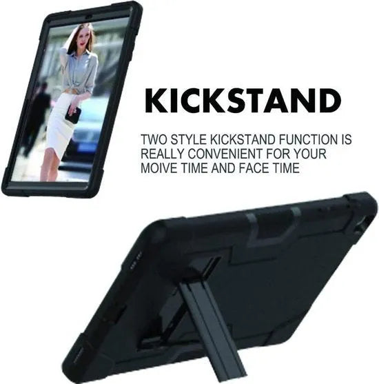 Samsung Galaxy Tab S6 Lite Tablethoes – Heavy Duty Schokbestendig – Standfunctie – 2020/2022/2024 – Roze-Tablethoesjes-Ilumina Benelux
