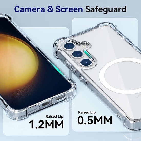 Shockproof Hoesje - Geschikt voor iPhone 13 Pro Max - Rugged Air geschikt voor MagSafe case - Transparant-Ilumina Benelux