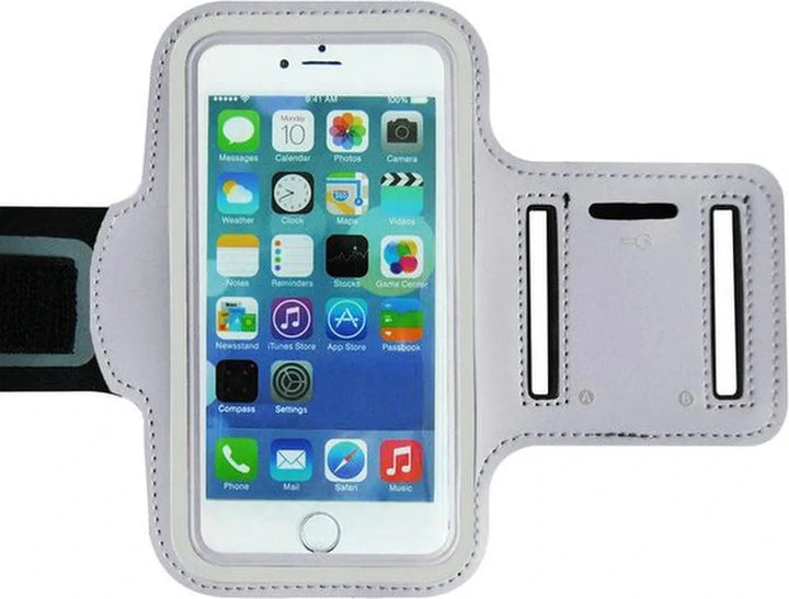Sportarmband – Geschikt voor Samsung Galaxy A53/A54/A55 5G – Hardloop armbandhouder – Verstelbaar – Lichtroze-Ilumina Benelux
