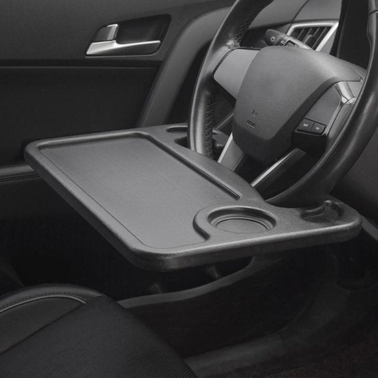 Stuurwiel Tafeltje Auto – Draagbare Laptop & Eetblad Houder – Multifunctioneel – LB-486 – Zwart-Autotoebehoren-Ilumina Benelux