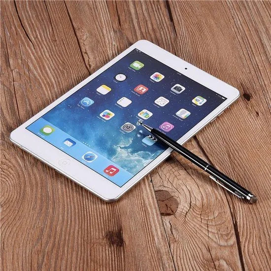 Stylus pen tablets & smartphones – 2-in-1 precisie disc tip – capacitief schrijven & tekenen – Geschikt voor iPad/iPhone/Samsung/Surface – Zwart-Stylus-Ilumina Benelux