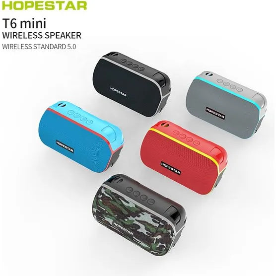 Hopestar T6 Mini Bluetooth Speaker – Waterdichte Draagbare Speaker – IPX7 – Zwart-Ilumina Benelux