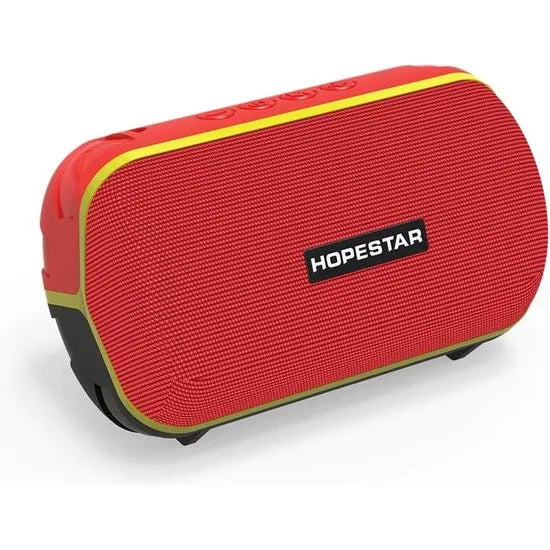 Hopestar T6 Mini Bluetooth Speaker – Waterdichte Draagbare Speaker – IPX7 – Rood-Ilumina Benelux