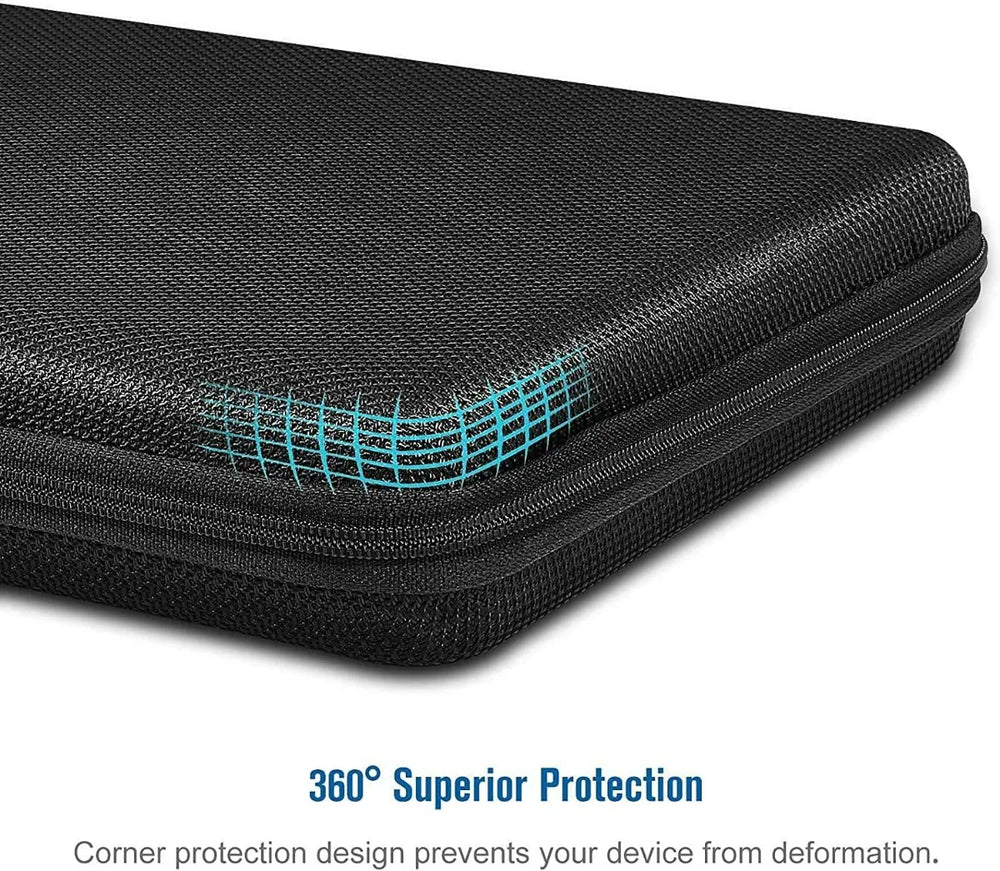 Tablethoes 12-13 inch – Tablet Sleeve Case Portfolio – Accessoiresvak – Geschikt voor iPad Air/Pro & Surface Pro/Laptop Go – Zwart-Tablethoesjes-Ilumina Benelux