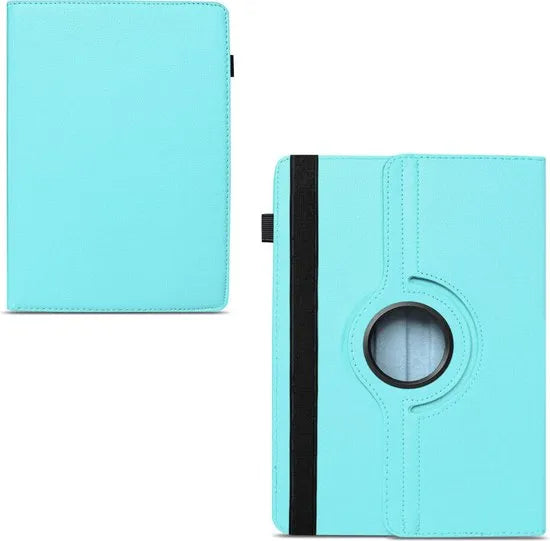 Tablethoes 9-10 inch – Universeel – PU Leer – Standfunctie – Lichtblauw-Tablethoesjes-Ilumina Benelux