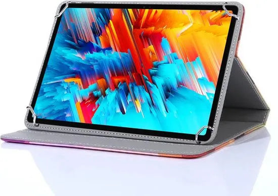 Tablethoes 9-10 inch – Universeel – PU Leer – Standfunctie – Zwart-Tablethoesjes-Ilumina Benelux