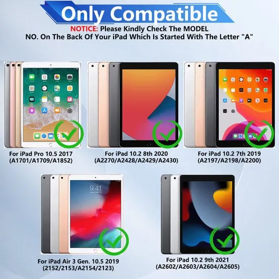 Tablethoes iPad 10.2 (2022/2021/2020) – Slaap/Wake functie – Slim Cover – Roségoud-Tablethoesjes-Ilumina Benelux