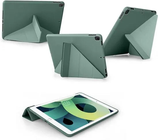 Tablethoes iPad Air 11 inch (2024/2025/2026) & Air 5/4 – Smartcover – Penhouder – Auto Sleep/Wake – Groen-Tablethoesjes-Ilumina Benelux