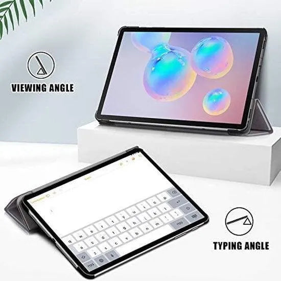 Tablethoes Samsung Galaxy Tab A 10.1 2019 – Tri-Fold Cover – Ultraslank – Standfunctie – Goud-Ilumina Benelux