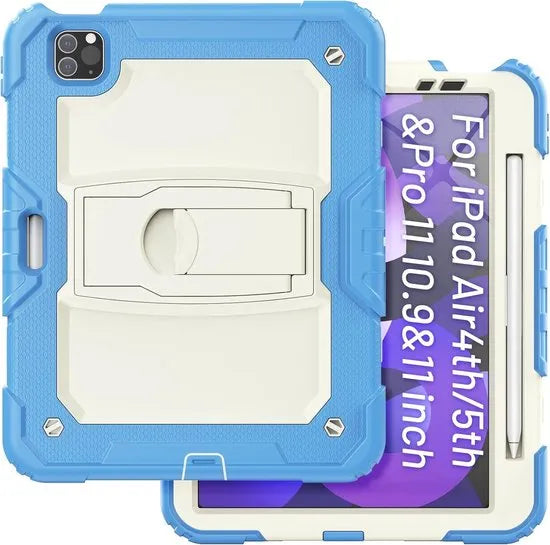 Tablethoes – Schokbestendig – iPad Pro 11 (2022/2021/2020) & Air 5/4 – Hemelsblauw-Tablethoesjes-Ilumina Benelux