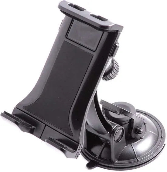 Tablethouder auto – Dashboard/Raam Zuignap – Klembevestiging – 5-9 inch Tablet & Smartphone – Zwart-Tablethouder-Ilumina Benelux