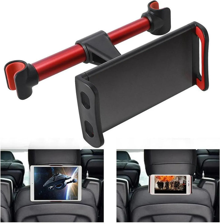 Tablethouder auto – Hoofdsteun montage – 360° draaibaar – Universeel voor tablet/telefoon/Switch – Zwart-Tablethouder-Ilumina Benelux