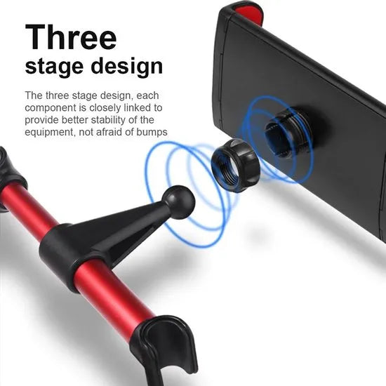 Tablethouder auto – Hoofdsteun montage – 360° draaibaar – Universeel voor tablet/telefoon/Switch – Zwart-Tablethouder-Ilumina Benelux