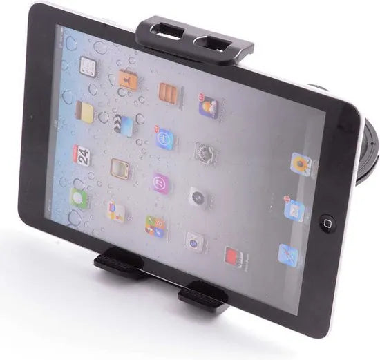 Tablethouder auto – Zuignap & Klem – Dashboard/Raam Montage – 360° Verstelbaar 5-9 Inch – Zwart-Tablethouder-Ilumina Benelux